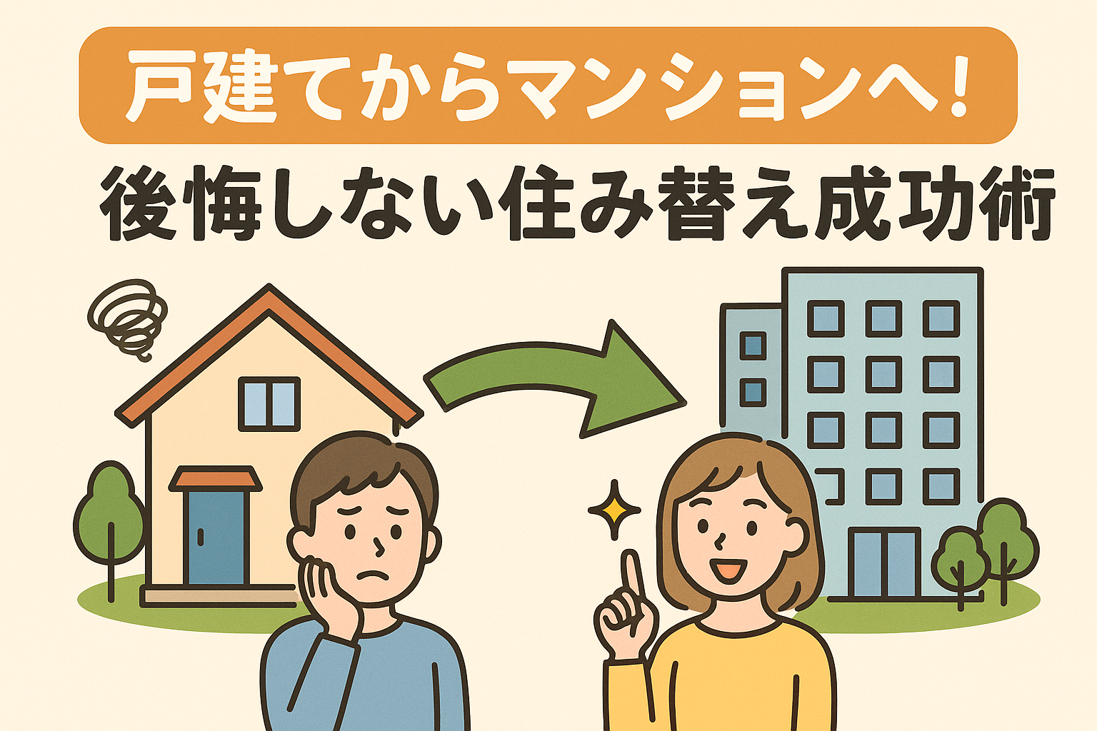 戸建てからマンションへ！後悔しない住み替え成功術