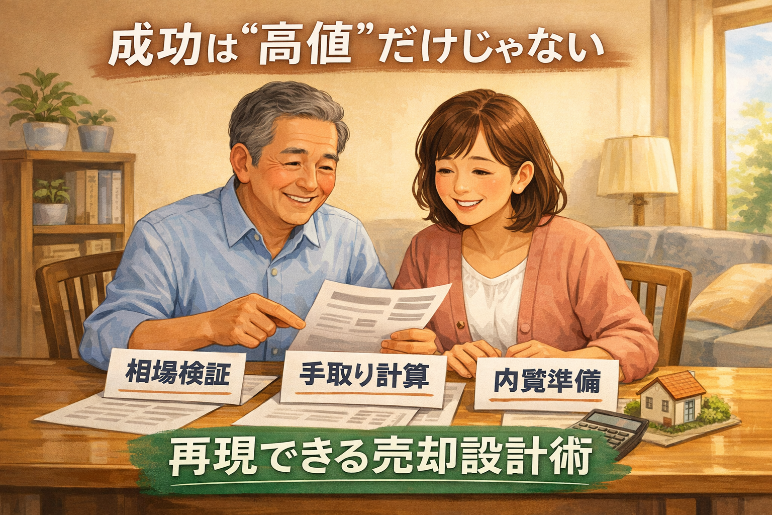 不動産売却の成功例は真似るな！手取りと納得感を最大化する売却戦略