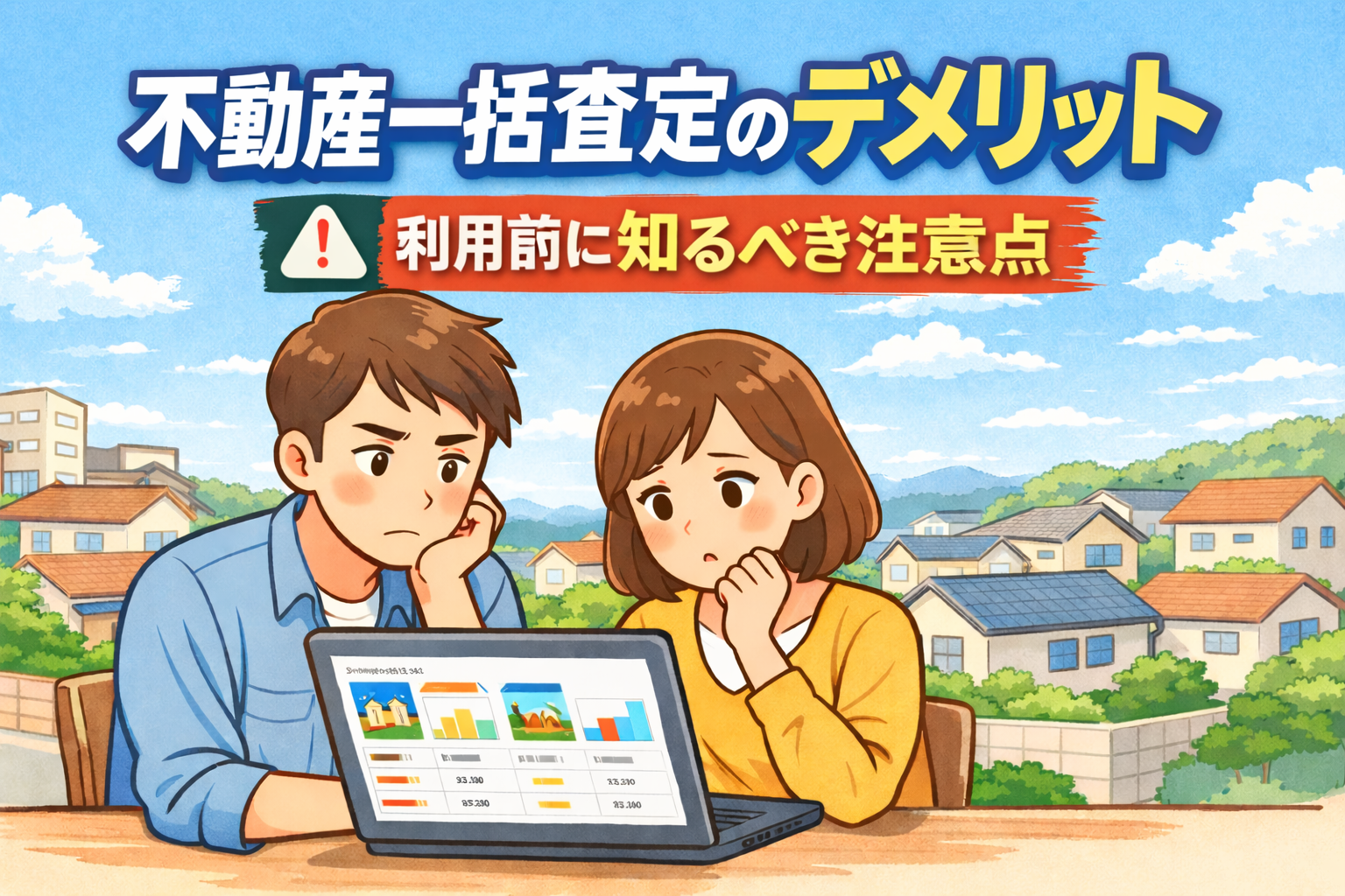 不動産一括査定のデメリット7つ｜知らないと後悔する落とし穴と対策