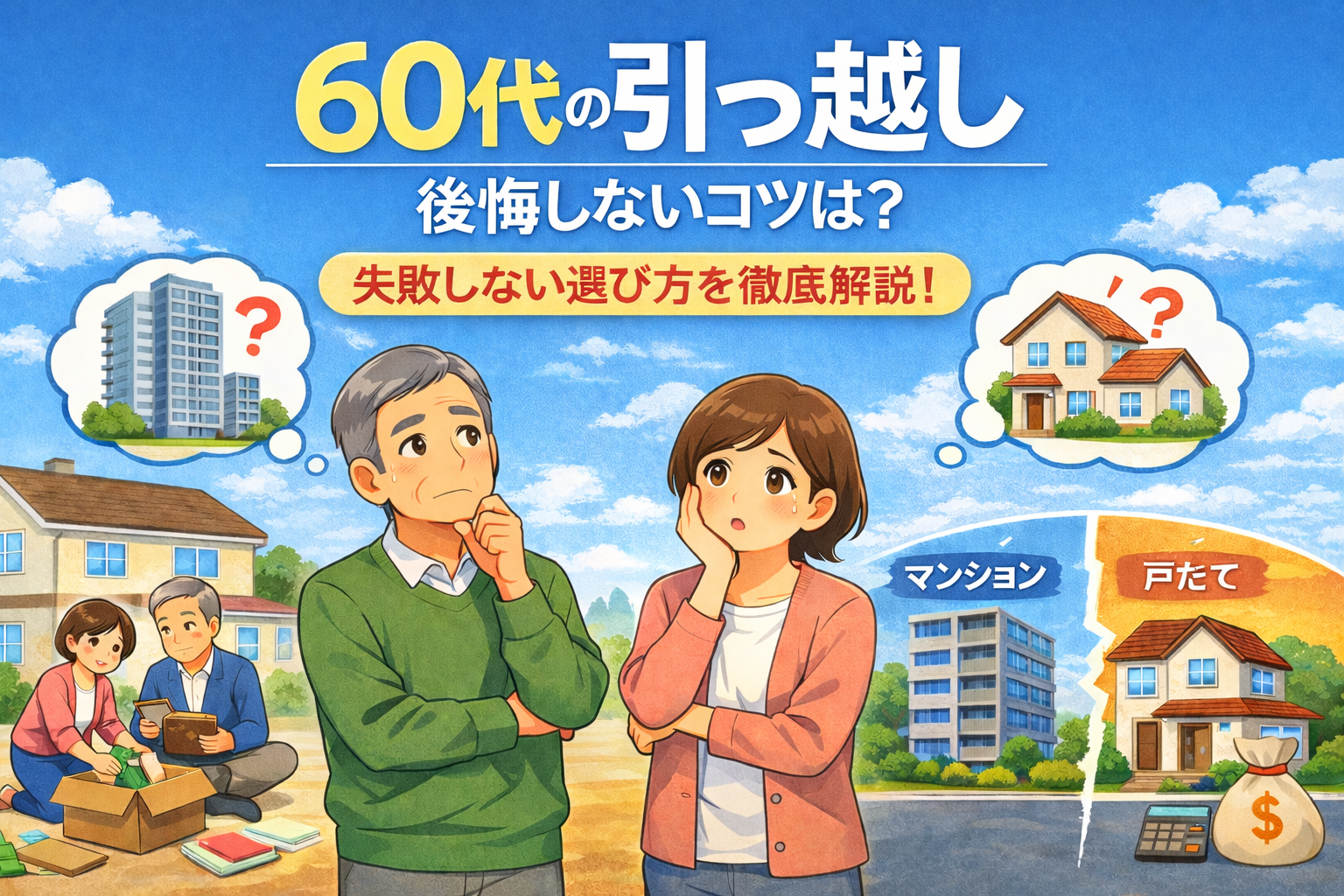 60代の引っ越しブログ｜後悔しない住み替え完全ガイド