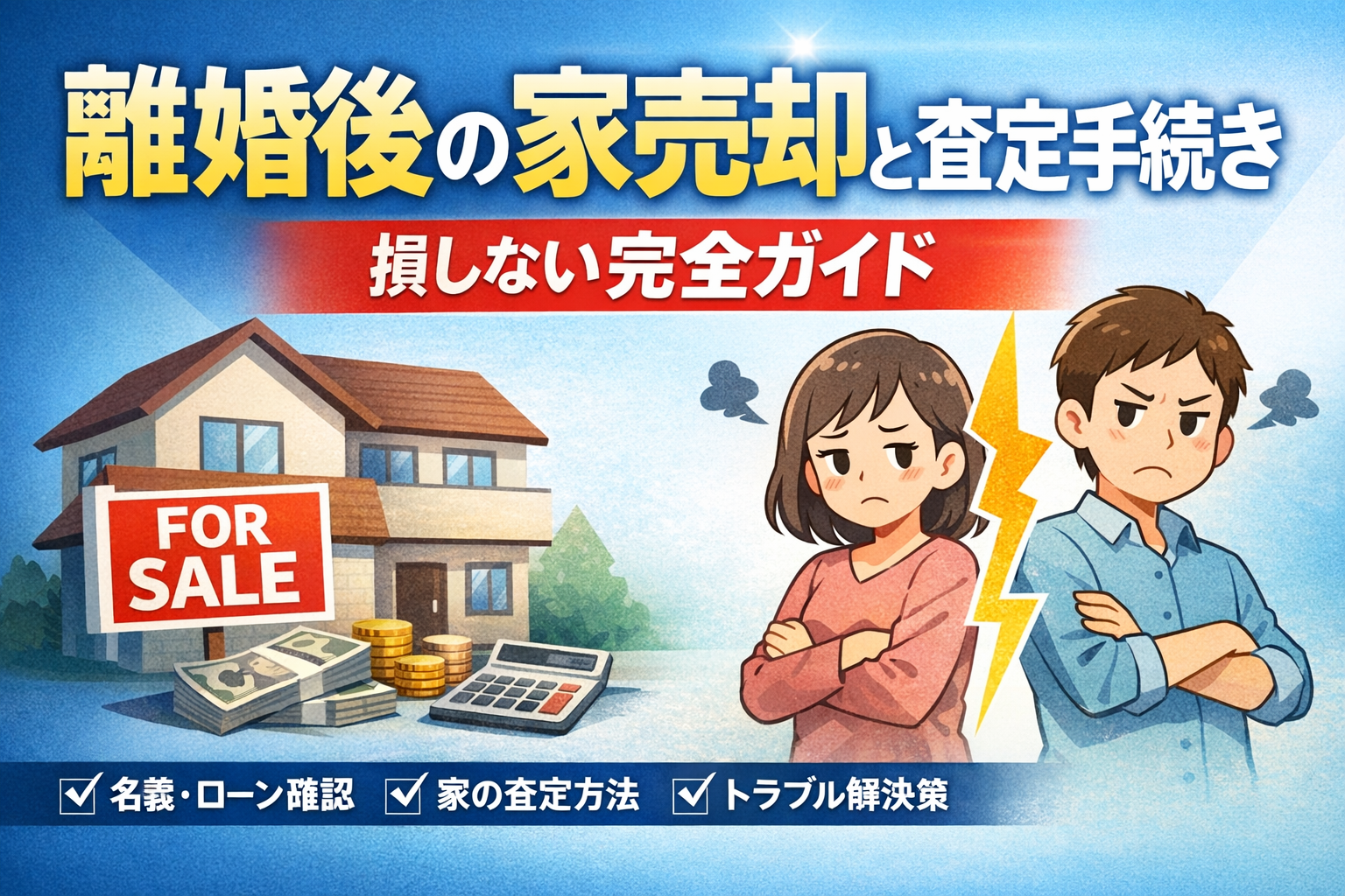 離婚後の家売却と査定手続き｜損しない完全ガイド